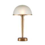 Gatsby Frosted Glass And Brass Finish Table Lamp