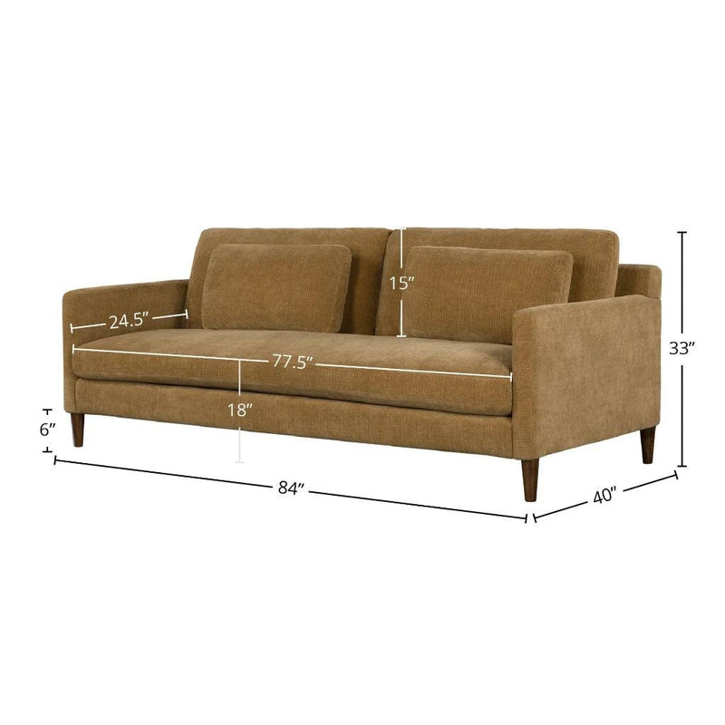 Gemma Performance Fabric Comfort Sofa-Sofas & Loveseats-LH Imports-LOOMLAN