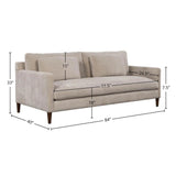 Gemma Performance Fabric Comfort Sofa-Sofas & Loveseats-LH Imports-LOOMLAN