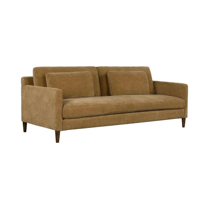 Gemma Performance Fabric Comfort Sofa-Sofas & Loveseats-LH Imports-Mustard-LOOMLAN