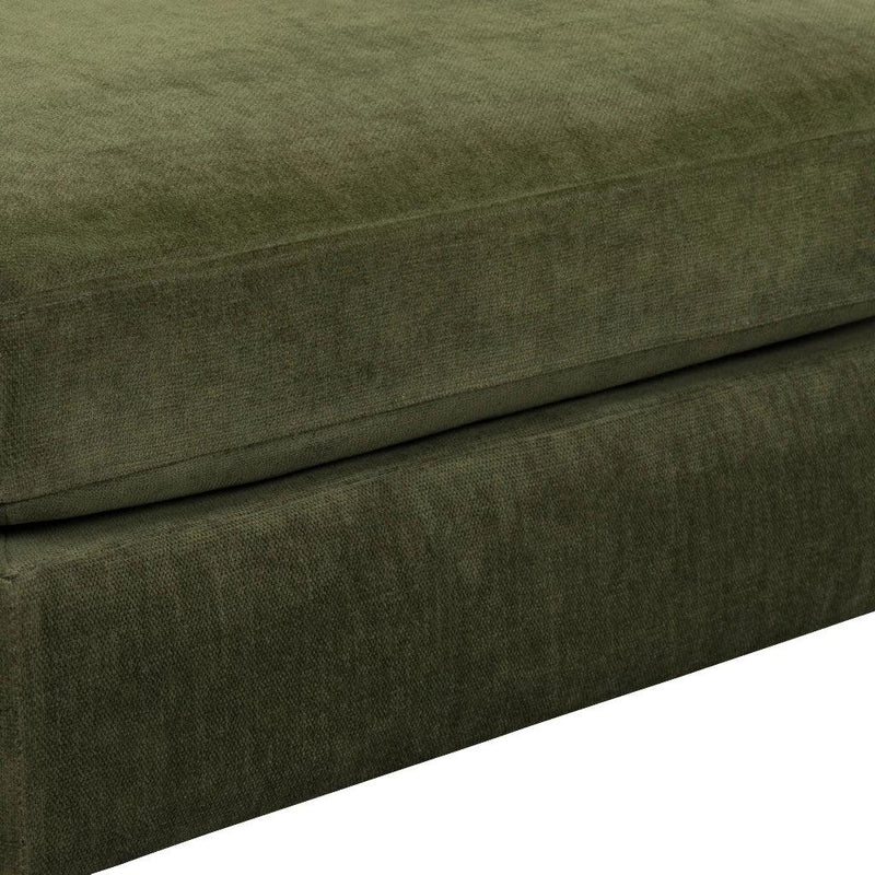 Gemma Performance Fabric Square Ottoman-Ottomans-LH Imports-LOOMLAN