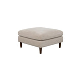 Gemma Performance Fabric Square Ottoman-Ottomans-LH Imports-Fawn-LOOMLAN