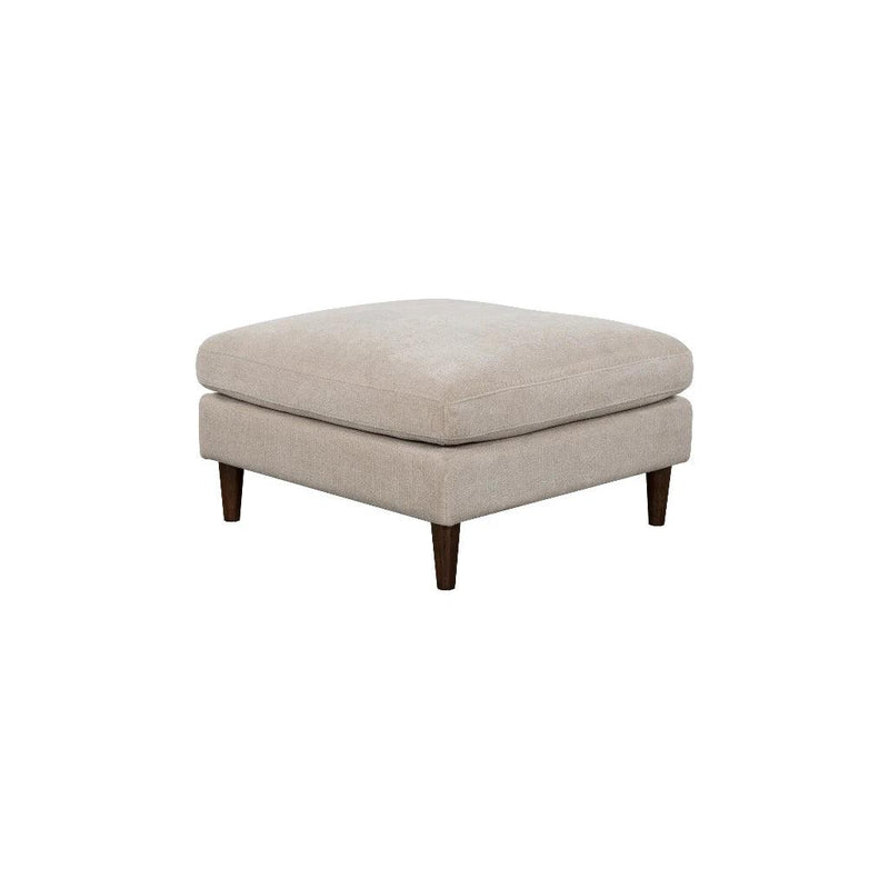 Gemma Performance Fabric Square Ottoman-Ottomans-LH Imports-Fawn-LOOMLAN