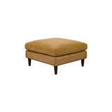 Gemma Performance Fabric Square Ottoman-Ottomans-LH Imports-Mustard-LOOMLAN