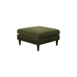 Gemma Performance Fabric Square Ottoman-Ottomans-LH Imports-Olive-LOOMLAN