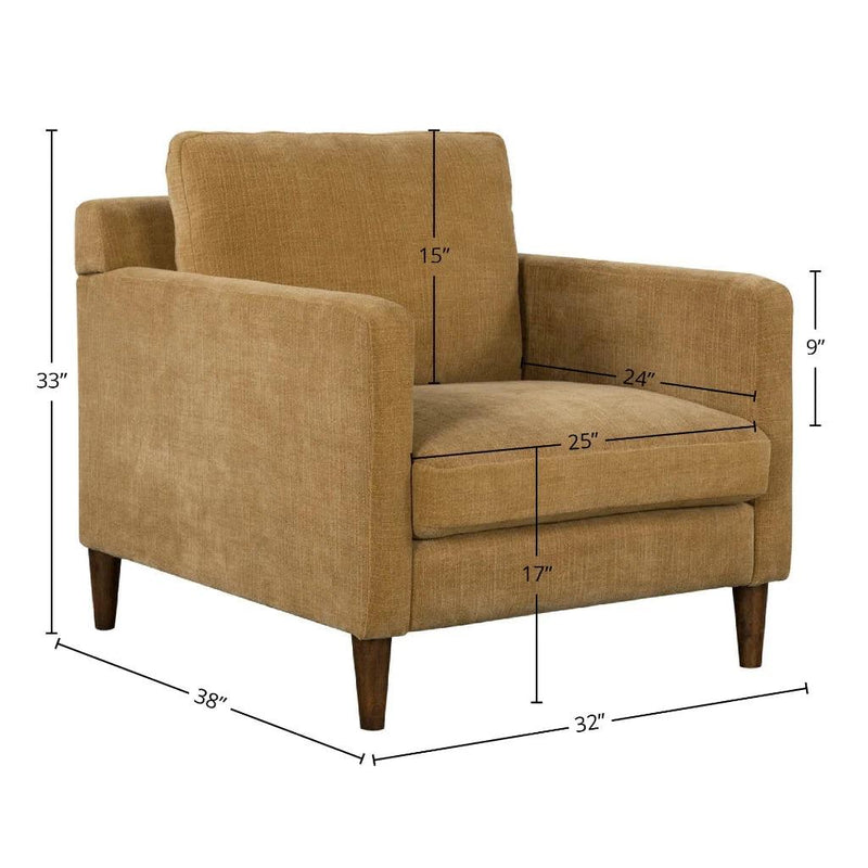 Gemma Polyester Upholstered Comfort Club Chair