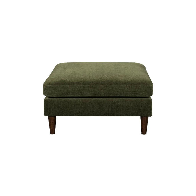 Gemma Polyester Upholstered Square Ottoman