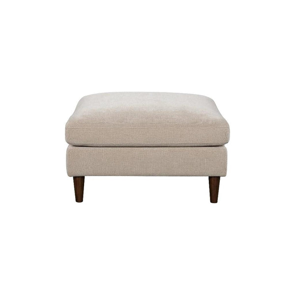 Gemma Polyester Upholstered Square Ottoman