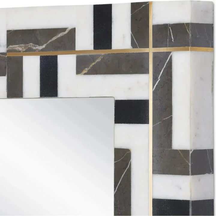 Gentry Rectangular Mirror - LOOMLAN - Currey & Co - Wall Mirrors