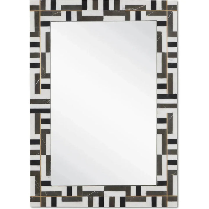 Gentry Rectangular Mirror - LOOMLAN - Currey & Co - Wall Mirrors