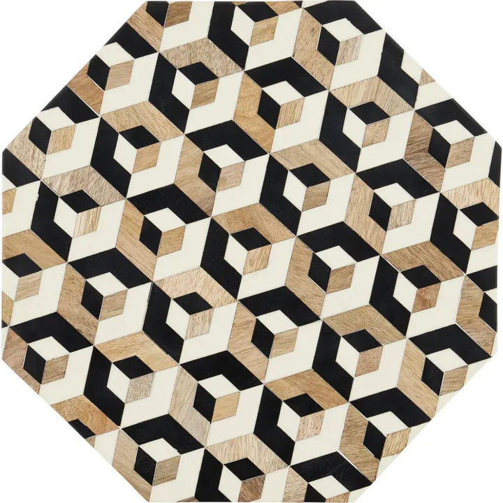 Geo Accent Table - LOOMLAN - Currey & Co - Side Tables