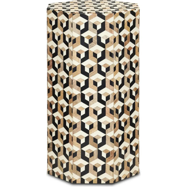 Geo Accent Table - LOOMLAN - Currey & Co - Side Tables