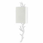 Gesso White Baneberry Wall Sconce Left