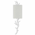 Gesso White Baneberry Wall Sconce Left