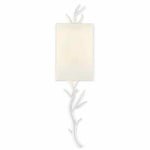 Gesso White Baneberry Wall Sconce Right