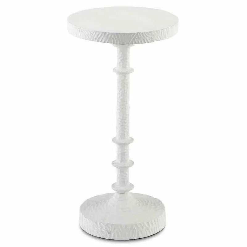 Gesso White Gallo Drinks Table