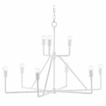 Gesso White Trilling Chandelier