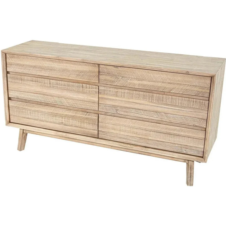 Gia 6 Drawer Dresser - LOOMLAN - LH Imports - Dressers
