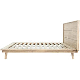 Gia Natural Wood Platform Bed Frame