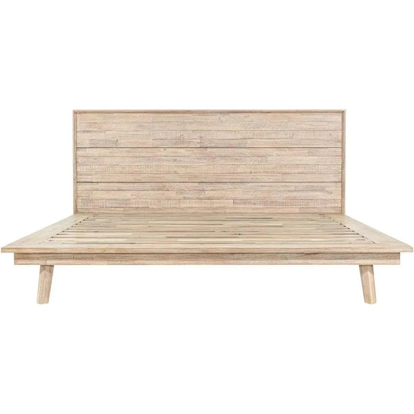 Gia Natural Wood Platform Bed Frame