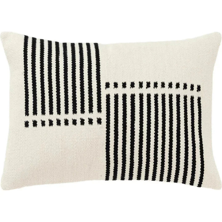 Gia Striped Decorative Lumbar Pillow For Chair - LOOMLAN - LOOMLAN - Throw Pillows
