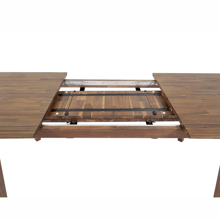 Gia Wooden Extendable Dining Table-Dining Tables-LH Imports-LOOMLAN
