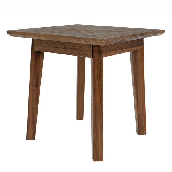 Gia Wooden Square Side Table
