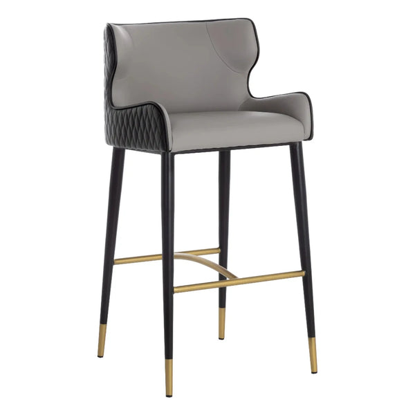 Gianni Leather Upholstered Barstool