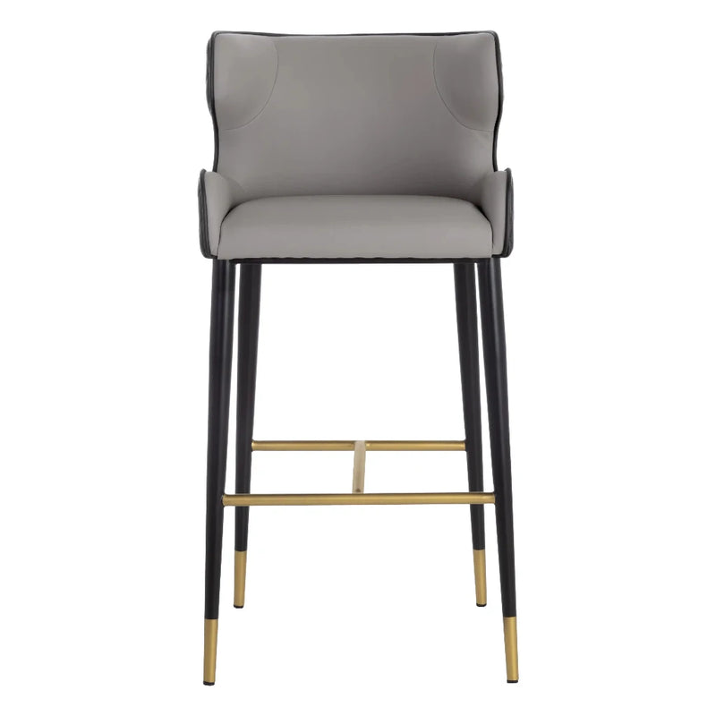 Gianni Leather Upholstered Barstool