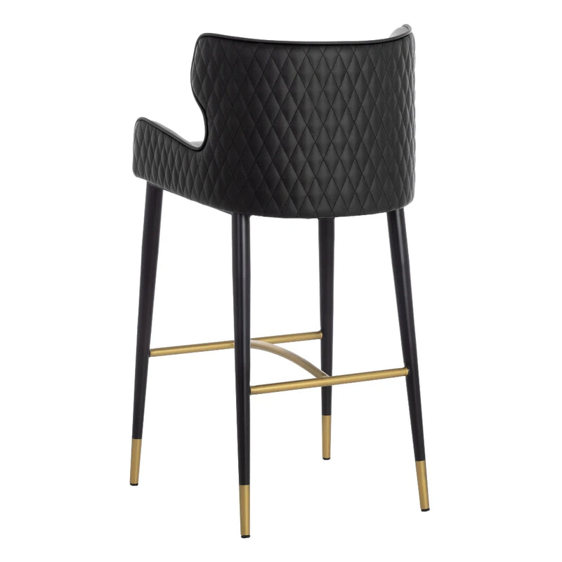 Gianni Leather Upholstered Barstool