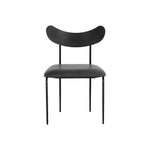 Gibbons Leather Unique Armless Dining Chair