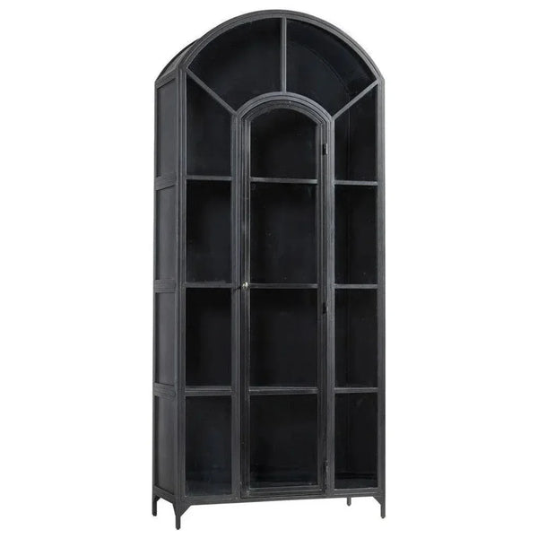 Gilborne Arched Iron Cabinet - LOOMLAN - Furniture Classics - Buffets & Curios