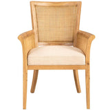 Gimble Linen Upholstered Arm Chair