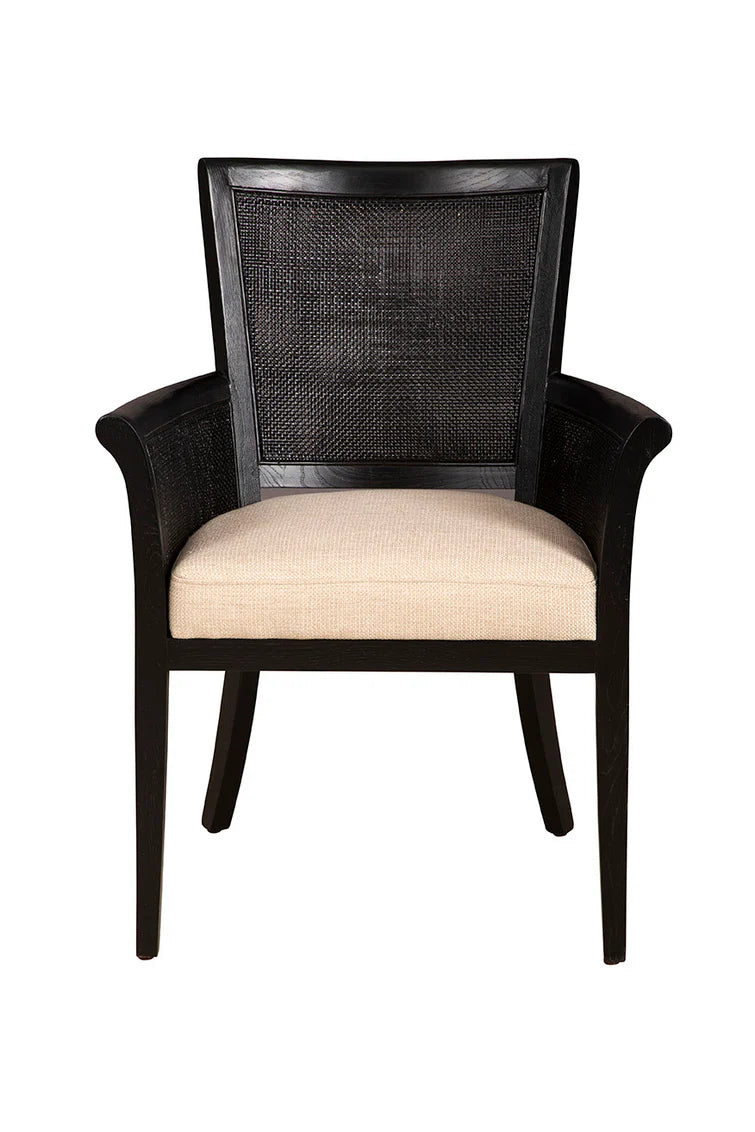 Gimble Linen Upholstered Arm Chair