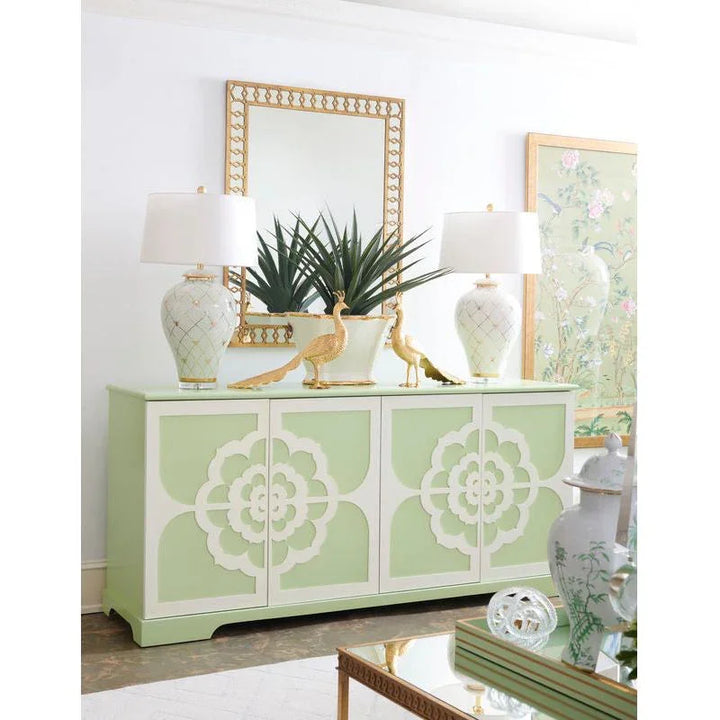 Ginger Jar Ceramic Made With Gold Accents Table Lamp - LOOMLAN - Chelsea House - Table Lamps