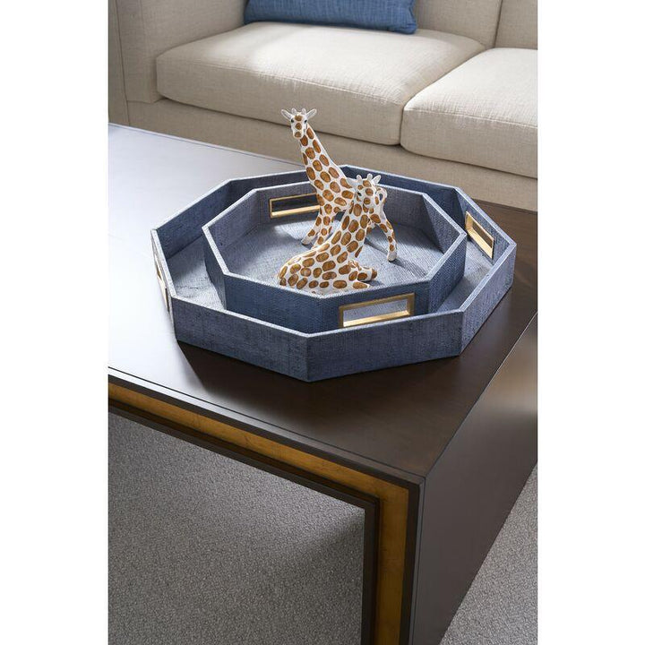 Giraffes Style Ceramic Made Sculpture (Pr) - LOOMLAN - Chelsea House - Statues & Sculptures