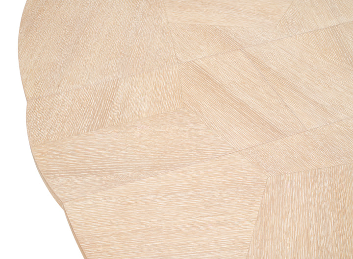 Giselle Jupe Extendable Wooden Dining Table-Dining Tables-Sarreid-LOOMLAN