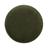 Giselle Performance Fabric Round Ottoman-Ottomans-LH Imports-LOOMLAN