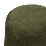 Giselle Performance Fabric Round Ottoman-Ottomans-LH Imports-LOOMLAN