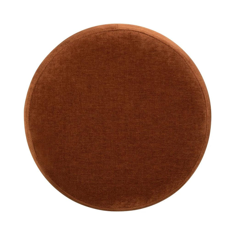 Giselle Performance Fabric Round Ottoman-Ottomans-LH Imports-LOOMLAN