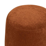 Giselle Performance Fabric Round Ottoman-Ottomans-LH Imports-LOOMLAN