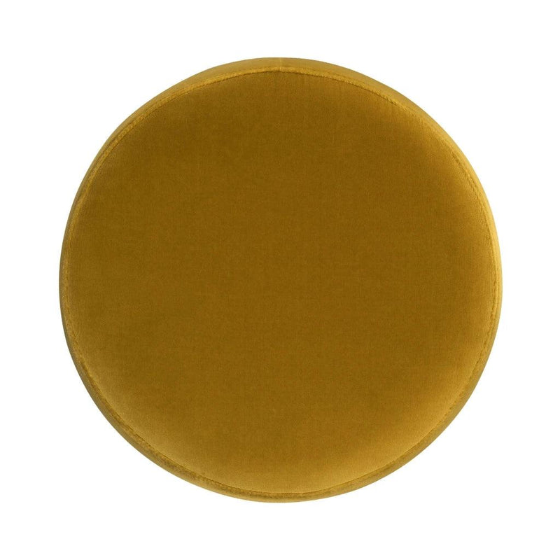 Giselle Performance Fabric Round Ottoman-Ottomans-LH Imports-LOOMLAN