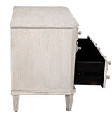 Giza Wood White Dresser-Dressers-Noir-LOOMLAN