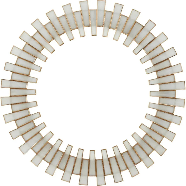 Glasdele Round Mirror - LOOMLAN - Currey & Co - Wall Mirrors