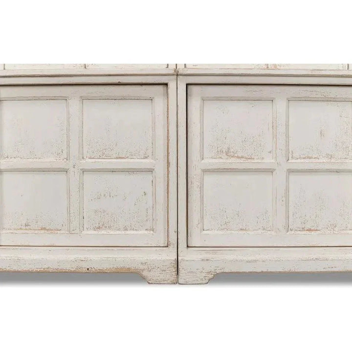 Glass Front Double Curio Bookcase Cabinets - LOOMLAN - Sarreid - Buffets & Curios