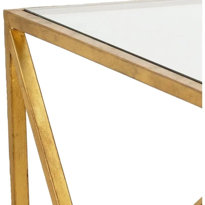 Glass Top Harlequin Rectangular Coffee Table - LOOMLAN - Chelsea House - Coffee Tables