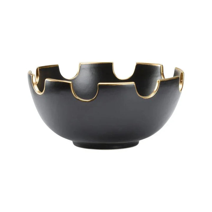 Glazed Ceramic Made Classic Bowl - LOOMLAN - Chelsea House - Boxes & Bowls