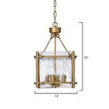 Glenn Small Square Chandelier AB-Chandeliers-Jamie Young-LOOMLAN
