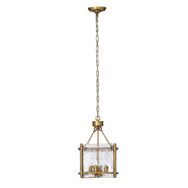 Glenn Small Square Chandelier AB-Chandeliers-Jamie Young-LOOMLAN