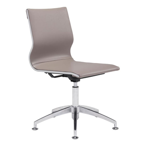 Glider Faux Leather Conference Chair